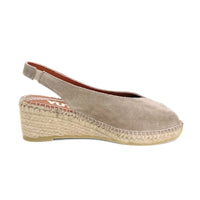 Viguera 2200 sandalia serraje taupe cuña
