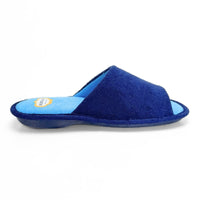 Biorelax 4027 Zapatilla de casa abierta azul
