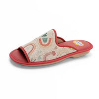 Biorelax 4102 Arcoíris Zapatilla de casa abierta coral