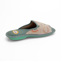 Biorelax 4102 Zapatilla de casa Arcoíris Menta
