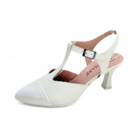 Pitillos 11193 zapato mujer hielo con tacón fino y pulsera