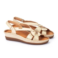 Pikolinos W8K-1839 Sandalia metalizada con cuña para mujer