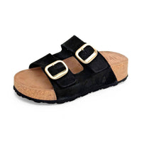 Yokono WIWI-003 Sandalia negra plataforma