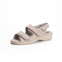 Cutillas 21739 Sandalia tres velcros tostado