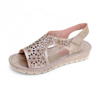 Doctor Cutillas 35334 Sandalia calada taupe velcro