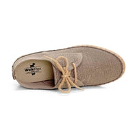 WalkFlex 13411.085 Zapato de esparto taupe con cordones