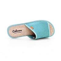 Cabrera 2427/26 Zapatilla de casa azulcalada aqua