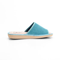 Cabrera 2427/26 Zapatilla de casa azulcalada aqua