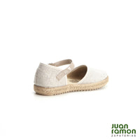 Zapatilla de lona tipo valenciana niña Vulladi 7356-605 plata