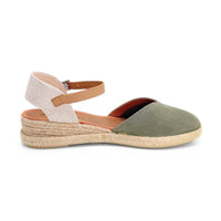 Mediterranea 72243 Alpargata kaki con correa