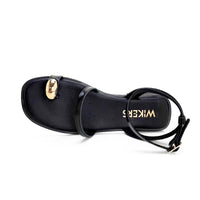 Wikers 162829 sandalia negra de dedo