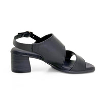 Wikers T-111709 Sandalia negra tacón