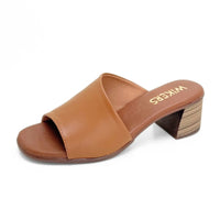 Wikers T-111561 Sandalia pala cuero tacón