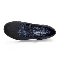 Skechers 100771 Bailarina mercedes velcro negro
