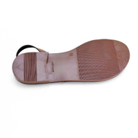 Oh my sandals 5844 sandalia dedo cuero y dorado