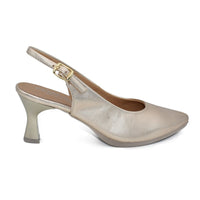 CHAMBY 4241 Zapato de salón abierto de talón platino