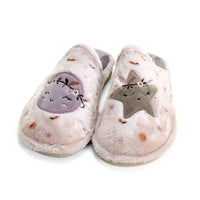 Zapatilla de casa Garzón P455.275 arena con estrella y luna