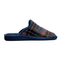 Zapatilla de casa Garzón P351.295 cuadros marino