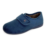 Zapatilla de casa Garzón 6632.247 azul marino con velcro