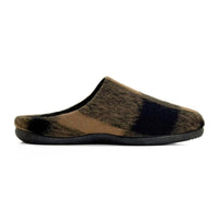 Zapatilla de casa Garzón 17302.248 de cuadros marrón y negro