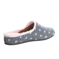 Garzón 12000.580 Zapatilla de casa flores gris mujer