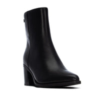Botín mujer Carmela 164133 de tacón ancho color negro