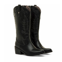 Mustang Tanubis 55973 Bota cowboy negra mujer