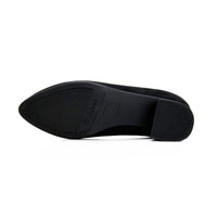 Zapato de salón DChicas mujer negro elástico con tacón bajo
