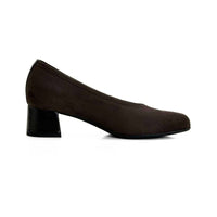 Zapato de salón DChicas mujer moka elástico con tacón bajo
