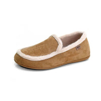 Zapatilla de casa Cabrera mujer tipo mocasín tierra con pelo