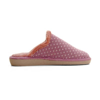 Zapatilla de casa Cabrera 2001 rosa de lunares