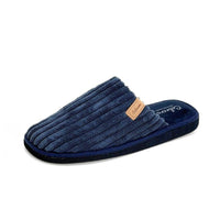 Zapatilla de casa Cabrera hombre destalonada de pana marino