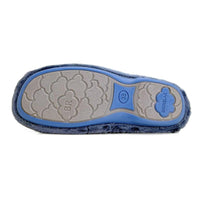 Zapatilla de casa Biorelax 4538 hojas multicolor azul