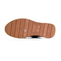 Deportiva casual Treintas mujer taupe con cremallera