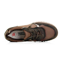 Zapato casual Treintas mujer marrón con animal print