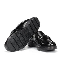 Fluchos Gladis F1794 Mocasín charol negro mujer