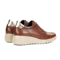 Fluchos Live F2096 Deportivo cuña cuero mujer