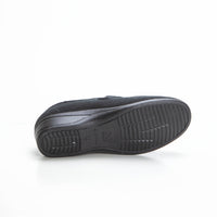 Doctor Cutillas 771 Zapatilla pies delicados cuña baja con velcro negro
