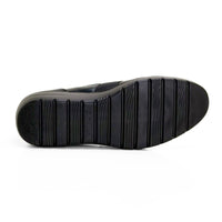 Mocasín Doctor Cutillas 45410 negro con cuña media para mujer