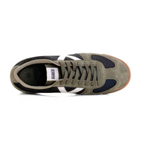 Zapatilla Munich Stereo 07 verde kaki, negro y blanco