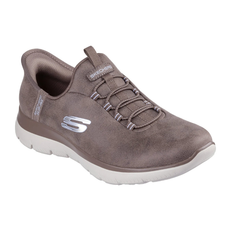 Skechers 150254 Deportivo Slip-Ins con elásticos marrón