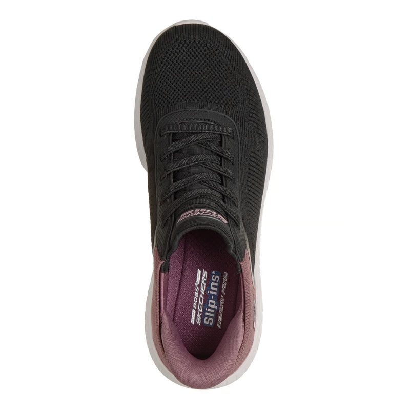 Skechers BOBS Sport Squad Chaos 117497 Deportivo Slip-ins malva negro