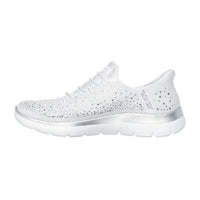 Skechers Summits - Brilliant Shine 150273 Deportiva Slip-ins blanca con pedrería