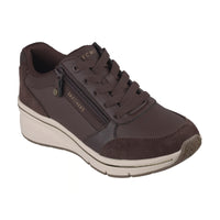 Skechers Billion Flex - Luxe Up 190370 Deportiva chocolate con cuña