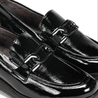 Fluchos Gladis F1794 Mocasín charol negro mujer