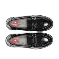 Fluchos Gladis F1794 Mocasín charol negro mujer