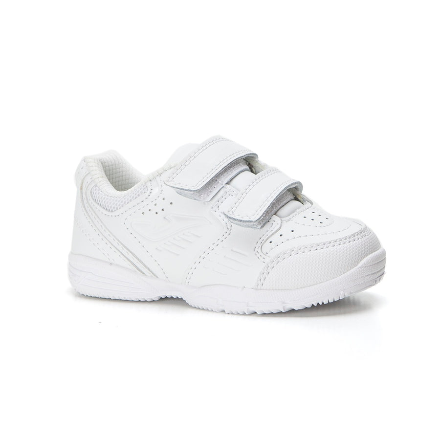 JOMA SCHOOL Deportivo colegial velcros blanco