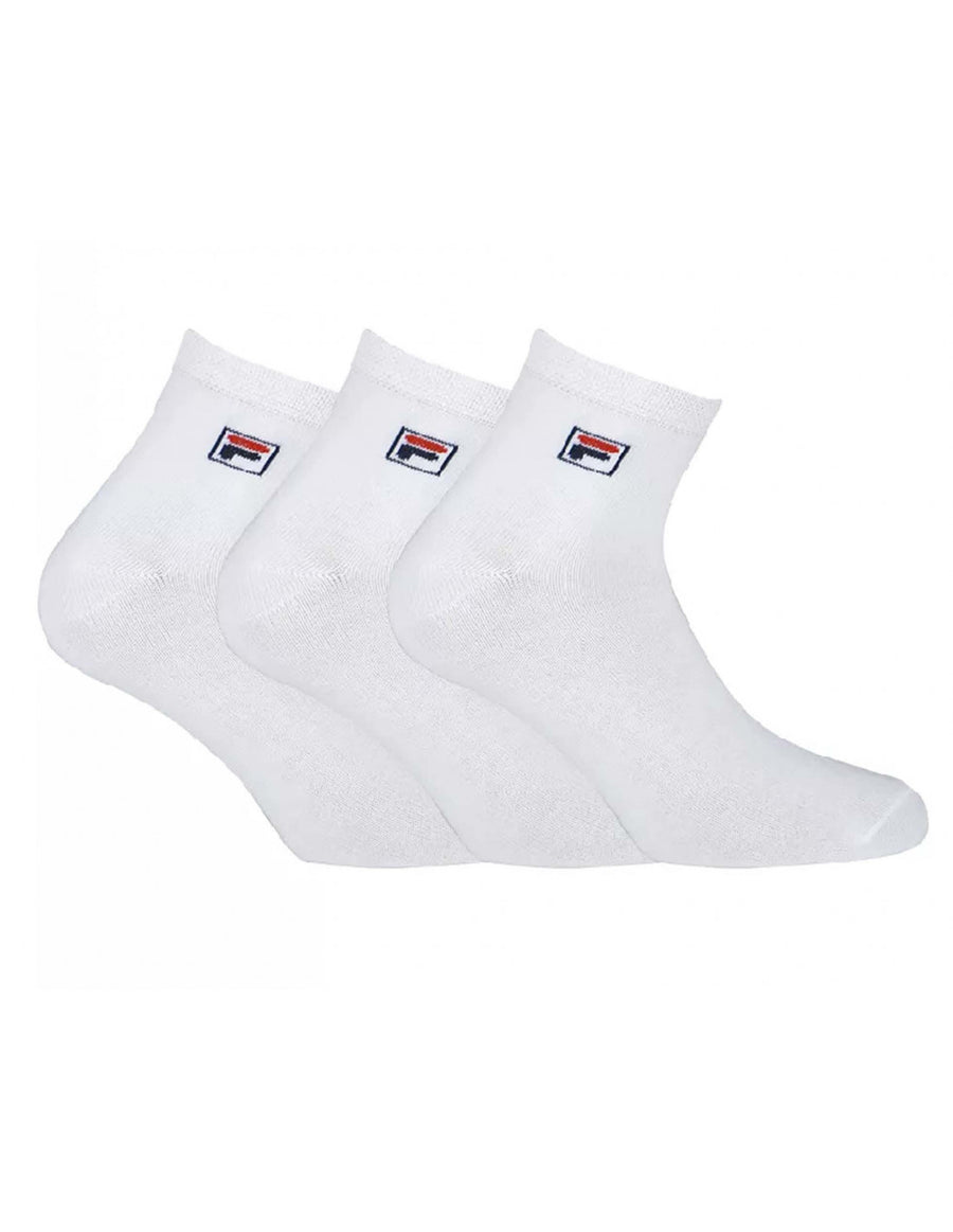 FILA F9303  Calcetines bajos pack-3 blancos