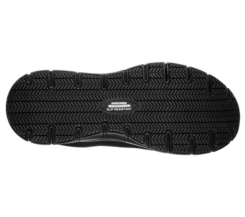 SKECHERS 77125EC Deportivo de trabajo antideslizante negro