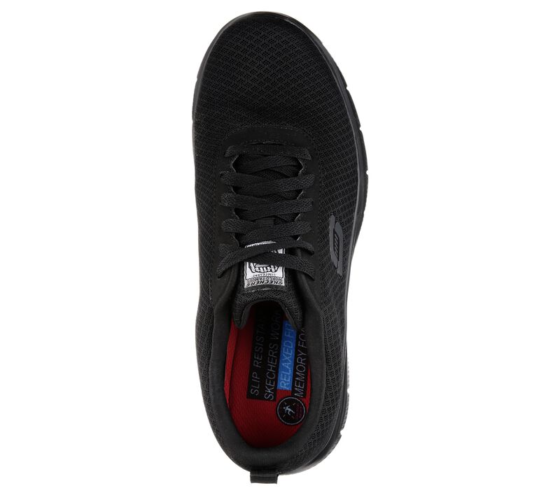 SKECHERS 77125EC Deportivo de trabajo antideslizante negro